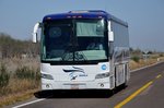 Volvo sonstige/490266/volvo-linienbus-von-aguila-auf-der Volvo Linienbus von Aguila auf der Route Nr.1 in der Baja California Sur in Mexico gesehen,Mrz 2016