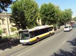 Ein Irisbus Castrosua unterwegs in Sevilla am 4.7.14.