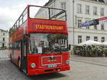 man-doppeldecker-auser-lions-city-dd/667768/man-sd-200-von-bus-kontor MAN SD 200 von Bus Kontor GmbH aus Deutschland in Schwerin am 02. August 2019.