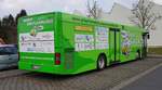 MAN Niederflurbus 2. Generation/730208/mobiler-untersuchungsbus-von-taunusmedical-steht-zur Mobiler Untersuchungsbus von TAUNUSMEDICAL steht zur Coronatestung im Mrz 2021 in Taunusstein-Hahn