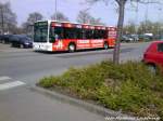 MB Bus der SWS in Stralsund an der Haltestelle Stralsund, Strelapark/Zoo am 2.5.13