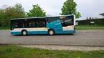 .....Stadtbus Neubrandenburg an einen Samstag in Weitin Endhaltestelle dieser Citaro K auf der Linie 10 seit der Beschaffung dieser beiden Busse haben nur das Logo der Stadtwerke   ( Mai 2017)