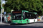 Ersteinsatz der neuen C2 Lieferserie in gestern in Graz. Holding Graz Citaro 2 Euro 6 WN 121 als Linie 58 bei der Haltstelle Geidorfplatz, 17.06.2016