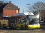 Wagen 115 des Gothaer Busunternehmers Wolfgang Steinbrck, ein Neoplan N4521 CNG, am 27.03.17 auf der Buslinie A am ZOB. Vorher fuhr der Bus beim ehemaligen BVG-Subunternehmer HARU als Wagen 8503.