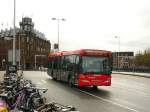 EBS R-net Bus 4044 Scania Omnilink Baujahr 2011. Prins Hendrikkade, Amsterdam 26-03-2014.