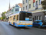 Heckpartie eines Stadtbus Solaris Urbino 12 in Swinemnde am 31. August 2019.