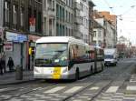De Lijn Bus 5553 DAF-Van Hool newAG300 Baujahr 2010. Gemeentestraat, Antwerpen 31-10-2014.