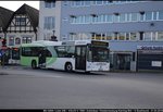 Ein VOLVO V 7000 von Zuklinbus in alter VOR Lackierung in Klosterneuburg