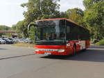 Anfahrt eines Setra S 300er-Serie NF als Linienbus zum S-Bahnhof Grnau am 26.