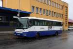 In Tschechien betreibt die Firma Arriva ffentlichen Personen Nahverkehr.
Sie bedient diesen in vielen Fllen mit tschechischen Bussen der Marke SOR.
Am  19.08.2013 fotografierte ich diesen SOR Bus am Bahnhof in Kutna Hora
(Kuttenberg).