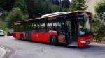 Setra von Oberbayernbus steht an der Haltestelle Hirschbichl im Juli 2015