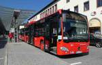 muenchen-regionalverkehr-oberbayern-gmbh/653836/mb-citaro-von-oberbayernbus-steht-im MB Citaro von Oberbayernbus steht im April 2019 am HBF Berchtesgaden