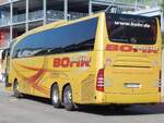 Mercedes-Benz Travego/910282/mercedes-travego-von-bohr-aus-deutschland Mercedes Travego von Bohr aus Deutschland im Stadthafen Sassnitz.