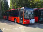 MAN Lions City von Saar-Pfalz-Bus (SB-RV 165). Baujahr 2006, aufgenommen am 16.09.2014 auf dem Betriebshof der WNS in Kaiserslautern.