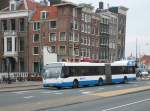 GVBA Bus 448 Volvo B7LA Berkhof-Jonckheere. Baujahr 2001. Prins Hendrikkade Amsterdam 25-04-2013.