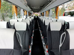 Gepflegte Sitze im Setra 515 HD von Blaguss Reisen aus Wien,in Krems gesehen.
