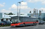 Postbus MAN Lion´s City L als Linie 500 bei der Haltestelle Liebenau Murpark, 11.06.2015  