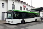 wien-oebb-postbus-gmbh/510854/iveco-crosswaylinienbus-der-oebb-am-busterminal Iveco Crossway,Linienbus der BB am Busterminal in Krems an der Donau gesehen.
