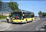 wien-oebb-postbus-gmbh/514062/ein-mercedes-o-530-citaro-im Ein MERCEDES O 530 CITARO im Landbusdesign unterwegs bei einem SEV in Wien