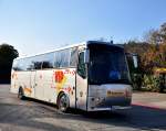 BOVA Reisebus von BAYER Reisen aus Deutschland im Oktober 2012 in Krems an der Donau.