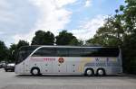 SETRA 416 HDH von KIEPSCH Busreisen aus der BRD am 5.7.2013 in Krems gesehen.
