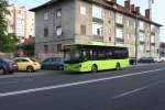 Dieser ISUZU Stadtbus war am 21.5.2015 in Brasov in Rumnien im Einsatz.