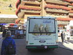 zermatt-e-bus-zermatt/679159/obz-zermatt---nr-8vs-143 OBZ Zermatt - Nr. 8/VS 143 406 - Vetter Elektrobus am 14. Oktober 2019 am Bahnhof Zermatt.