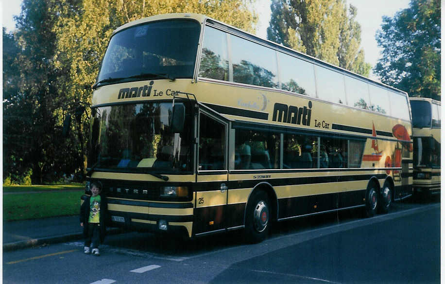 (014'931) - Marti, Kallnach - Nr. 25/BE 102'225 - Setra am 6. September 1996 in Thun, Lachen