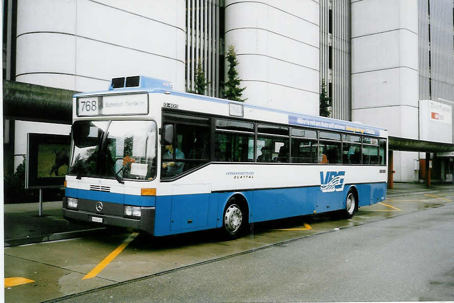 (022'533) - Frhlich, Zrich - Nr. 603/ZH 634'603 - Mercedes (ex VBZ Zrich Nr. 682) am 18. April 1998 in Zrich, Flughafen