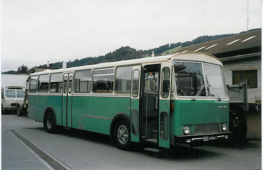 (025'016) - Schweizer Armee - M+79'515 - Volvo/Tscher am 31. Juli 1998 in Thun, Garage STI