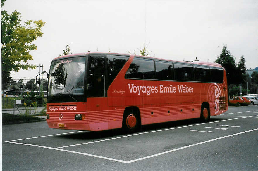 (025'213) - Aus Luxemburg: Weber, Canach - Nr. 52/B 0322 - Mercedes am 13. August 1998 in Thun, Seestrasse