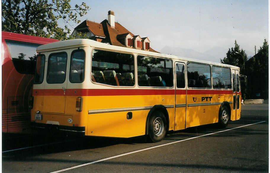 (025'216) - Flury, Balm - SO 20'031 - Saurer/Hess (ex P 24'233) am 14. August 1998 in Thun, Seestrasse