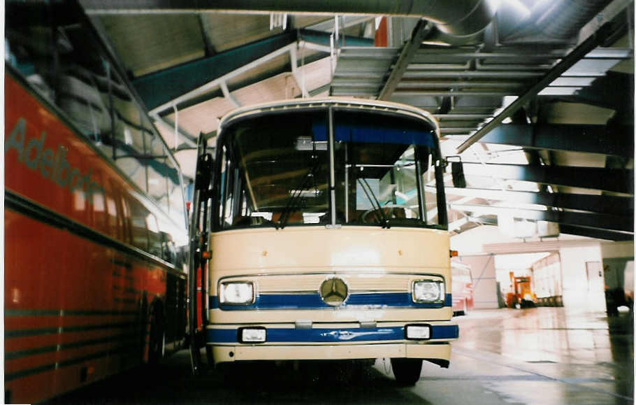 (028'226) - AFA Adelboden - Nr. 16 - Mercedes/Vetter (ex FART Locarno Nr. 3) am 10. Dezember 1998 im Autobahnhof Adelboden