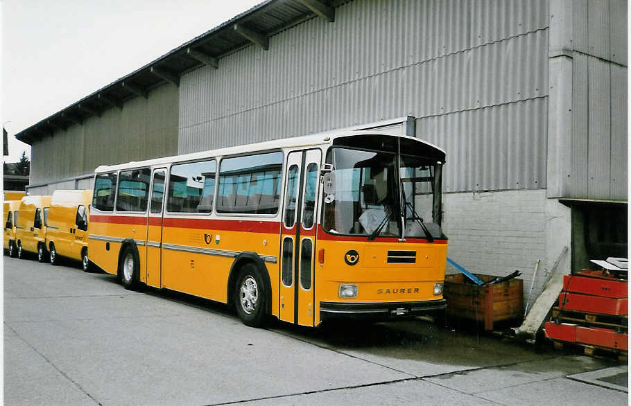 (029'809) - PTT-Regie - P 24'239 - Saurer/Tscher am 1. Mrz 1999 in Bern, Automobilwerksttte