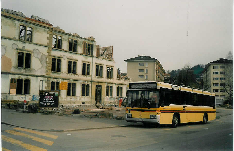 (030'513) - STI Thun - Nr. 60/BE 452'460 - Mercedes/R&J am 25. Mrz 1999 in Thun, Aarefeld