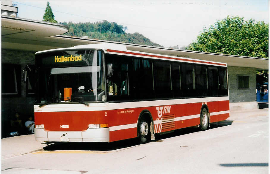 (035'436) - AAGK Koppigen - Nr. 2/BE 368'690 - Volvo/Hess am 22. August 1999 beim Bahnhof Burgdorf