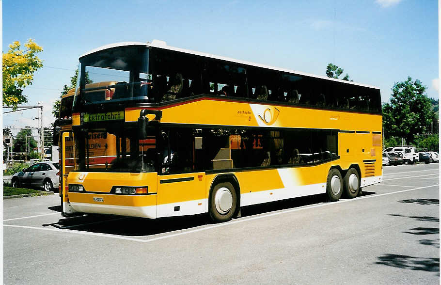 (040'911) - AVG Meiringen - Nr. 71/BE 412'071 - Neoplan (ex P 27'813) am 15. Juni 2000 in Thun, Seestrasse