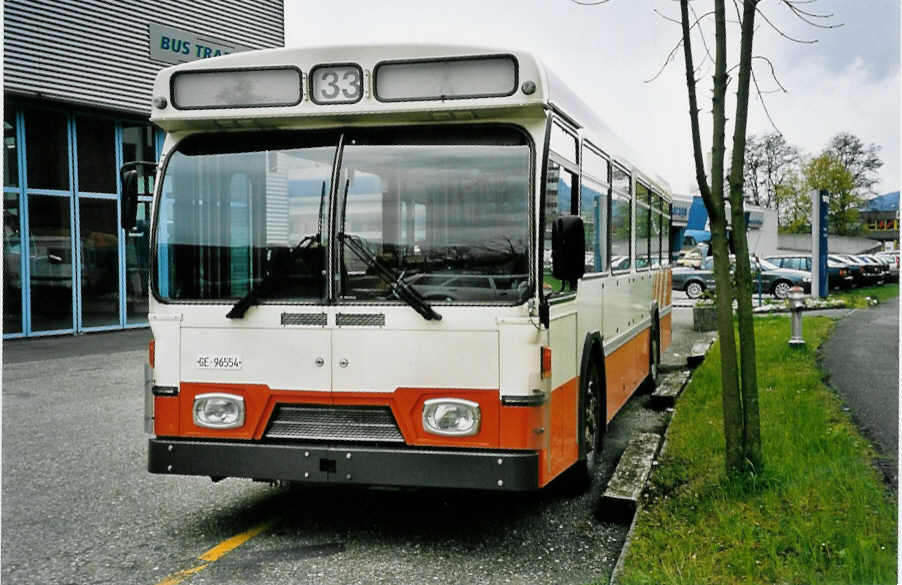 (045'816) - TPG Genve - Nr. 547/GE 96'554 - FBW/Hess-Lauber (ex Nr. 257) am 19. April 2001 in Biel, BTR