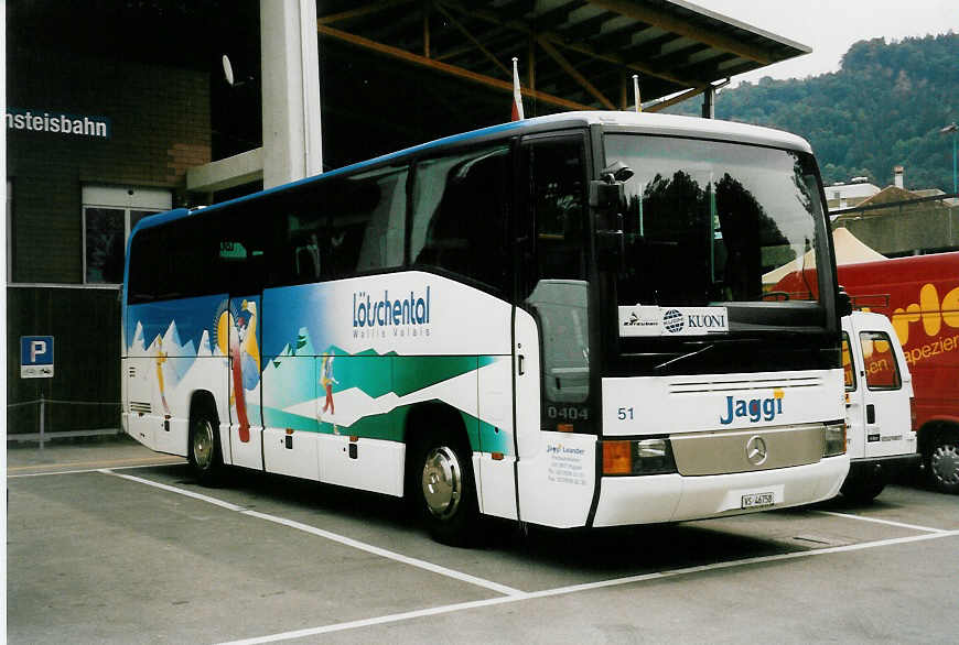 (047'611) - Jaggi, Kippel - Nr. 51/VS 46'758 - Mercedes am 5. Juli 2001 in Thun, Grabengut