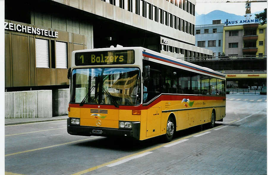 (048'332) - Matt, Mauren - Nr. 10/FL 9580 - Mercedes am 17. Juli 2001 in Vaduz, Post