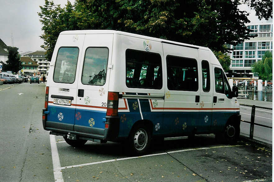 (049'804) - Steiner, Ortschwaben - Nr. 20/BE 479'470 - Fiat am 21. September 2001 in Thun, Rosenau