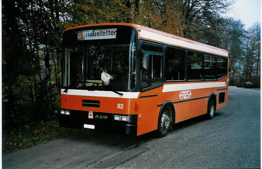 (050'712) - RBS Worblaufen - Nr. 82/BE 455'482 - NAW/R&J am 18. November 2001 in Worblaufen, Garage