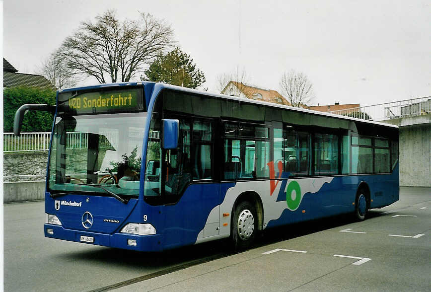 (052'521) - VZO Grningen - Nr. 9/ZH 41'409 - Mercedes am 23. Mrz 2002 in Grningen, Garage