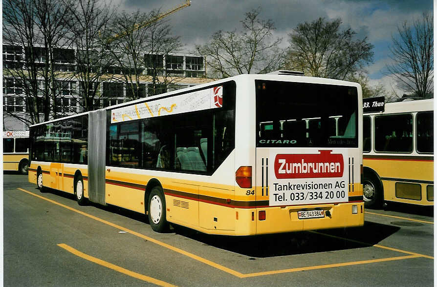 (052'615) - STI Thun - Nr. 84/BE 543'384 - Mercedes am 24. Mrz 2002 bei der Schifflndte Thun