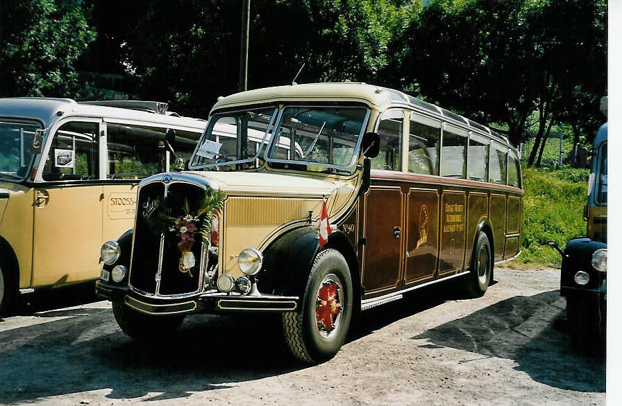 (054'001) - Marti, Kallnach - Nr. 40/BE 3490 - Saurer/Lauber am 22. Juni 2002 in Aigle, Saurertreffen