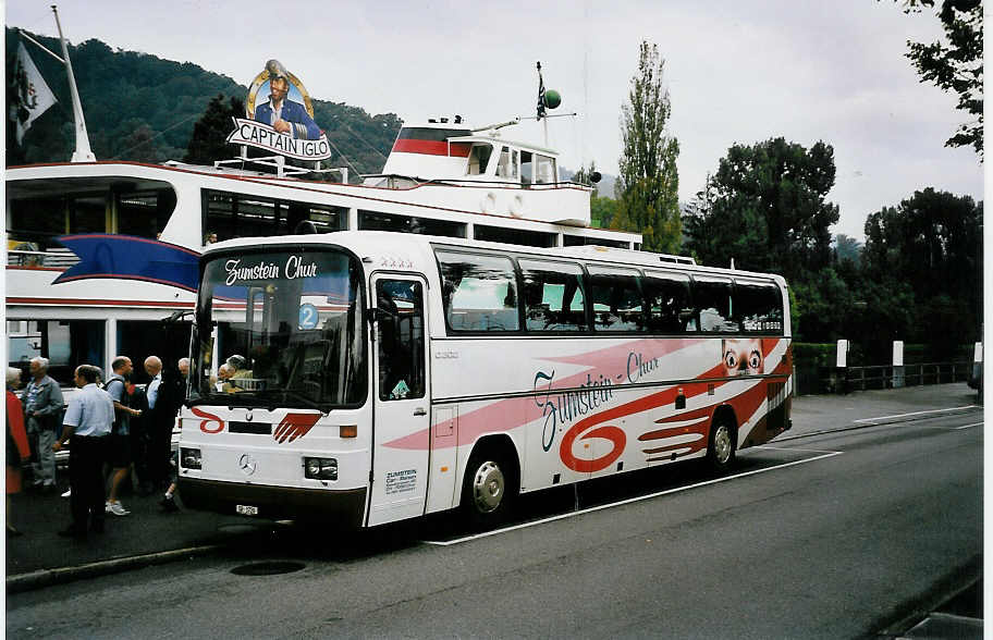 (055'416) - Zumstein, Chur - GR 3720 - Mercedes am 23. August 2002 bei der Schifflndte Thun