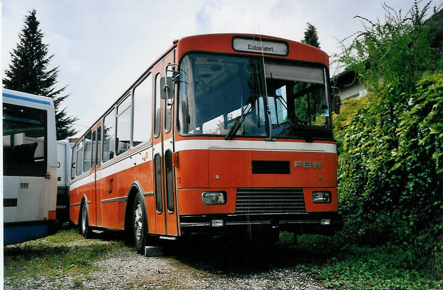 (063'118) - AAGU Altdorf - Nr. 12 - FBW/R&J am 30. August 2003 in Btzberg, Heiniger