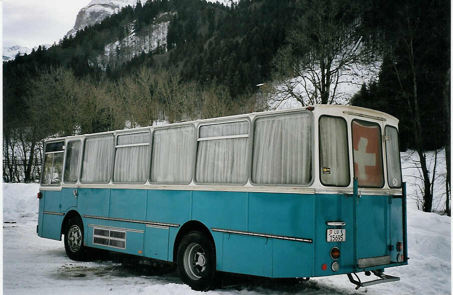 (064'735) - Reichlin, Emmenbrcke - LU 15'695 - FBW/Rizzi (ex Bucheli, Kriens Nr. 8; ex P 23'500) am 27. Dezember 2003 in Engelberg, Talstation Titlis