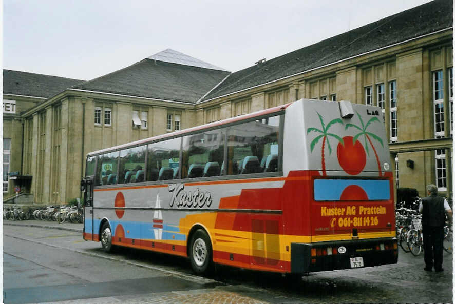 (069'724) - Kuster, Pratteln - BL 7570 - LAG am 24. Juli 2004 in Basel, Badischer Bahnhof