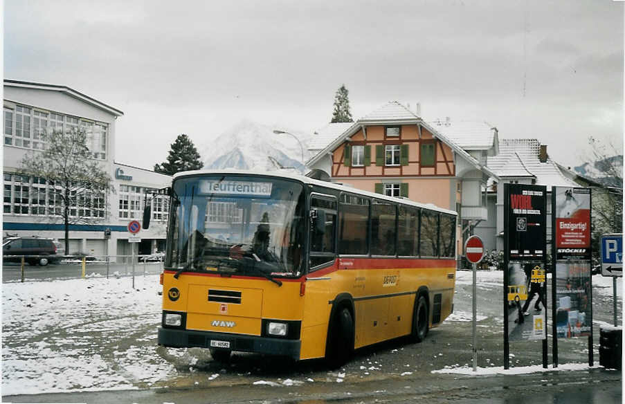 (073'233) - Burri, Teuffenthal - BE 60'582 - NAW/R&J am 18. Dezember 2004 in Steffisburg, Ziegelei